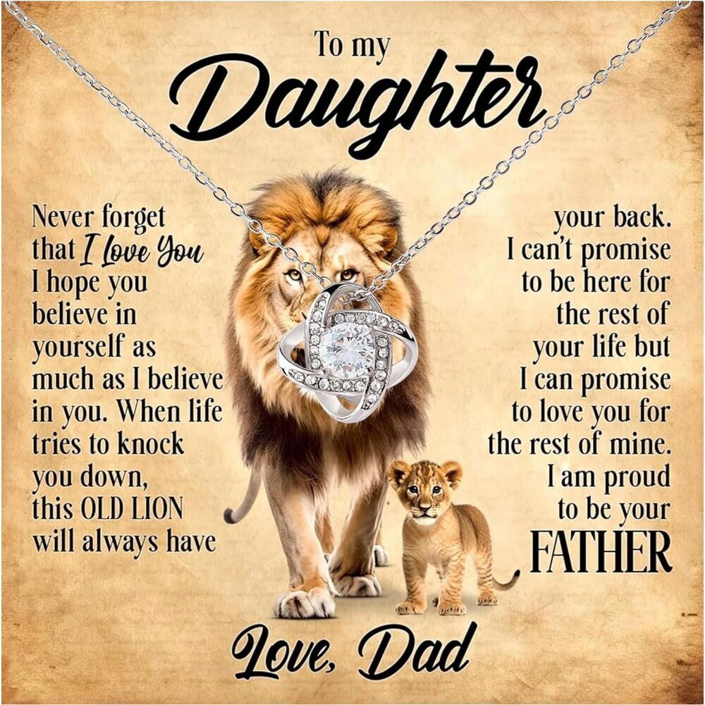 To My Daughter Necklace For Daughter Jewelry Gift